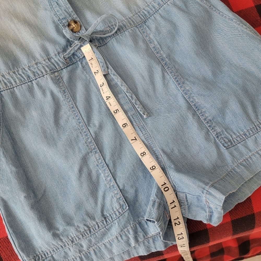 Harper Heritage Chambray Denim Romper - Picture 4 of 12